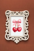 EarMakers Cute Cherry Bow Cross stitch pattern PDF, Coquette Aesthetic Trendy Small Female Girly, Spring Summer, Modern xstitch, Digital download